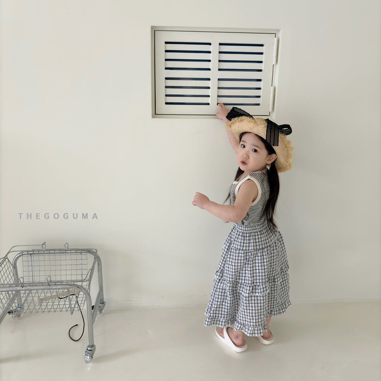 [THE GOGUMA] Petit Striped Sleeveless +fee1 / [더고구마] 쁘띠단가라나시