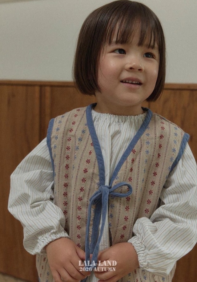 〚予約〛Hippie two-sided vest <kids>