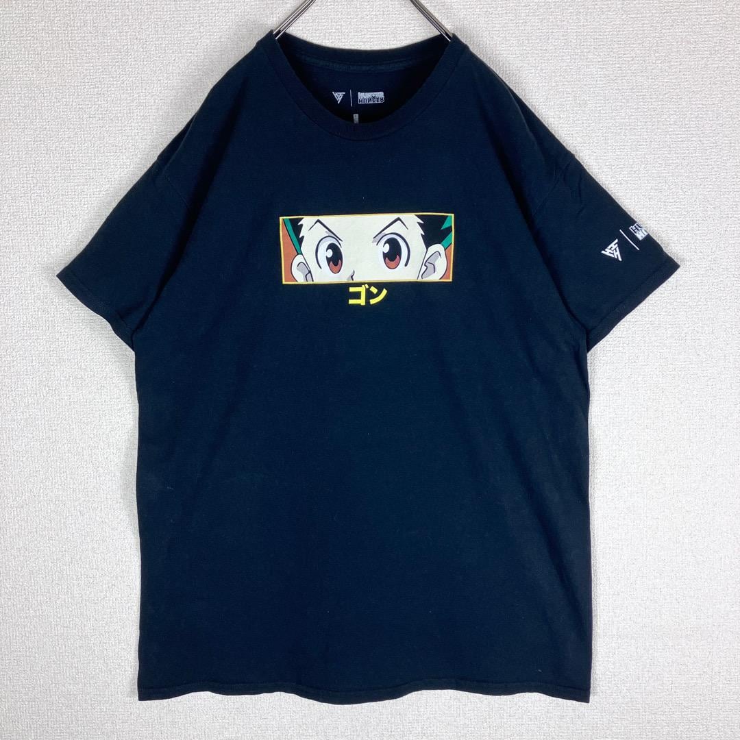 ハンターハンター プリントTシャツ マンガT アニメT 黒 S 10062 ハンターハンター プリントTシャツ マンガT アニメT 黒 S 10062