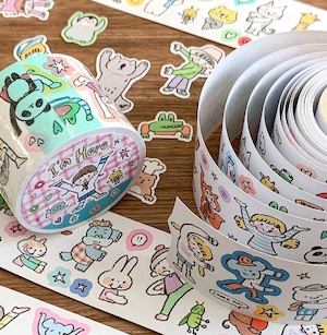 新作☆ MO914｜Molinta【I'm Here 阿卓在这呢潦草风】書ける紙 特殊インク 剝離紙