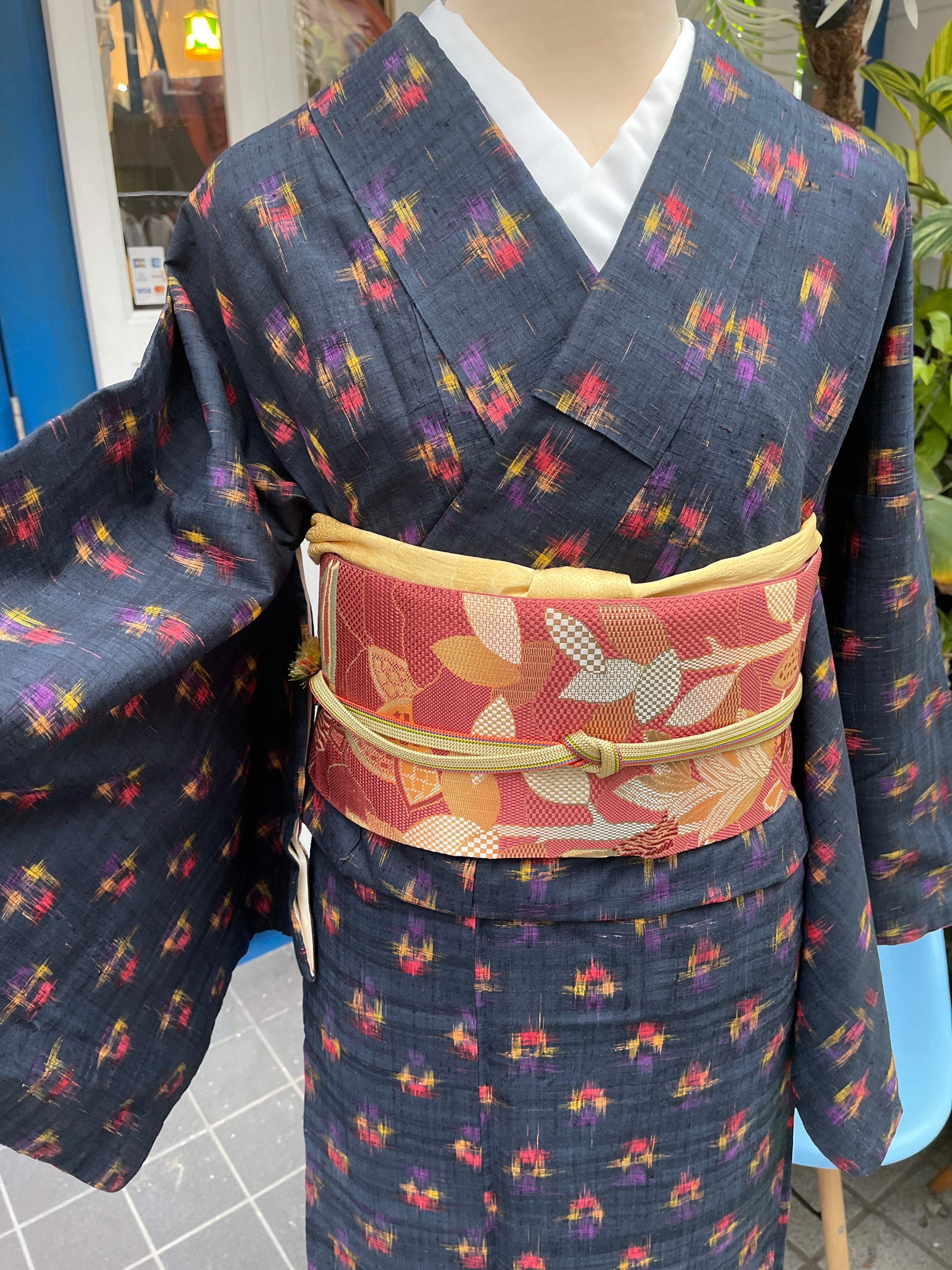 そ 格安 リメイク用　素材　 材料　まとめ売り　着物　10点　綿　本染　浴衣 O 格安 リメイク用 素材 まとめ売り 着物 和服 9点 アンティーク