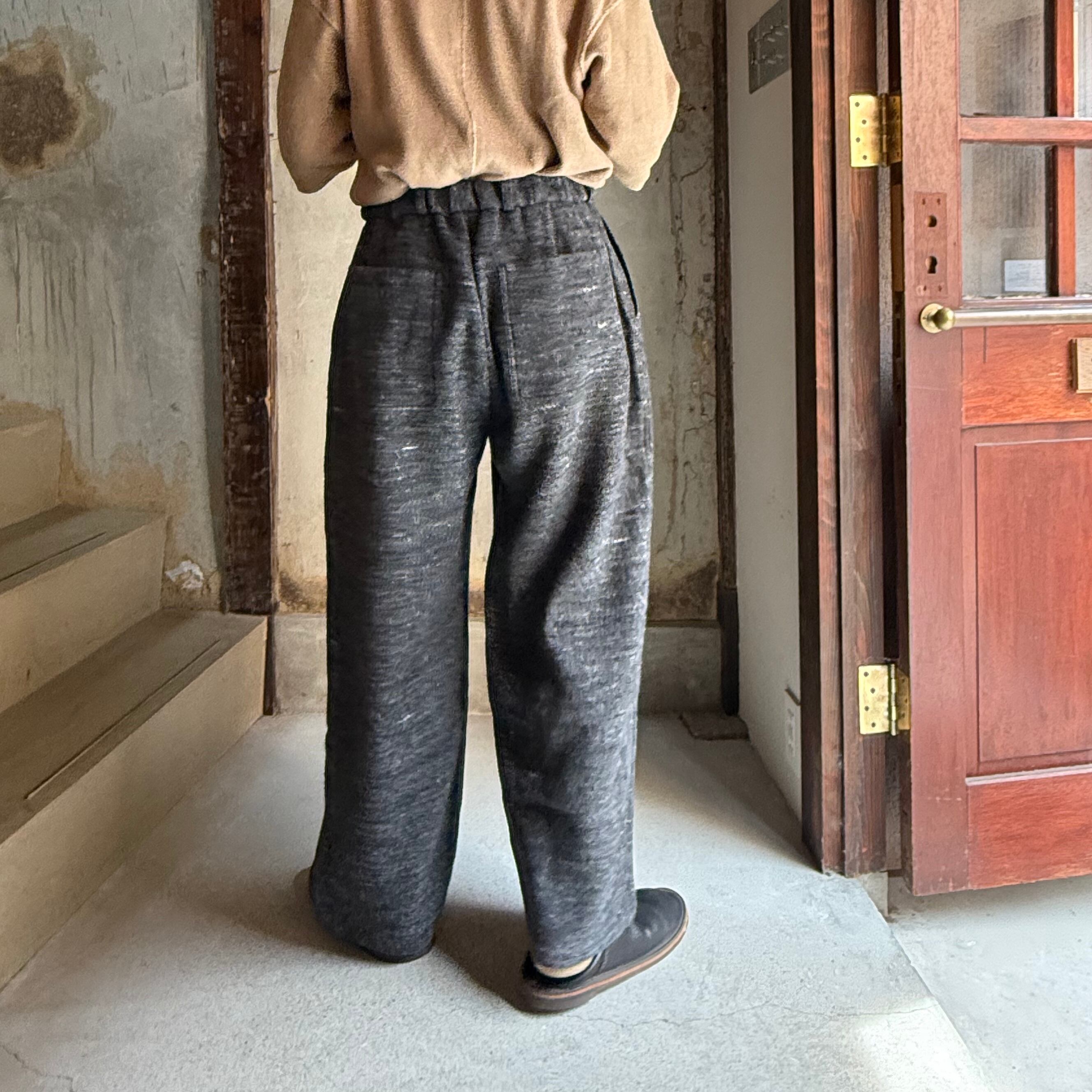 MITTAN PT-126 大麻毛亜麻ワイド 黒杢 size2 | Routes*Roots