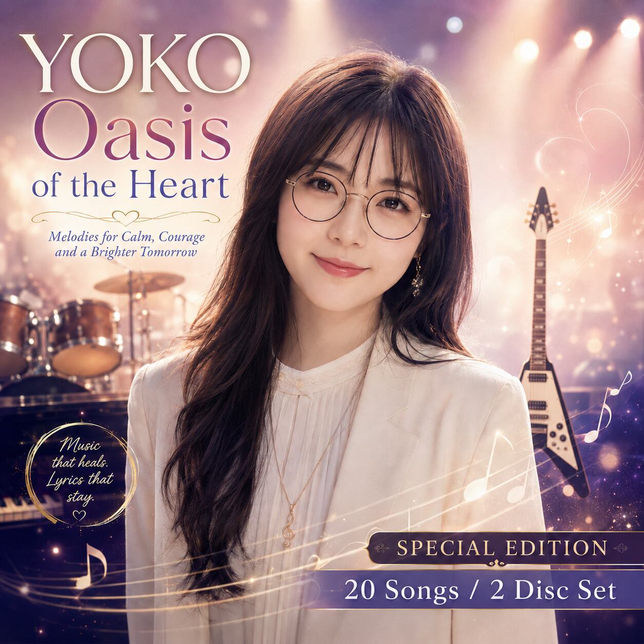 特別盤】YOKO心のオアシス 英語バージョン｜20曲2枚組 CD-R｜DISC1