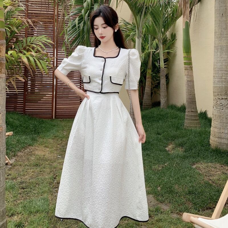 スカート サマースリーブトップス ハイウェストウェスト ストリート 夏物 1号婦人45378244513