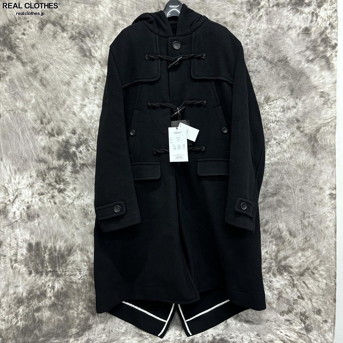 UNDERCOVER フード付きダッフルコート サイズ2 グレー 小さかっ