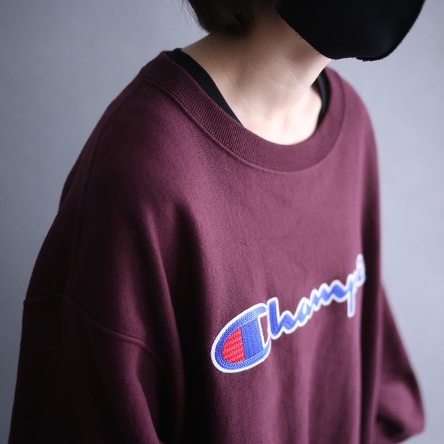 "Champion" XXL super big silhouette logo wappen design sweat