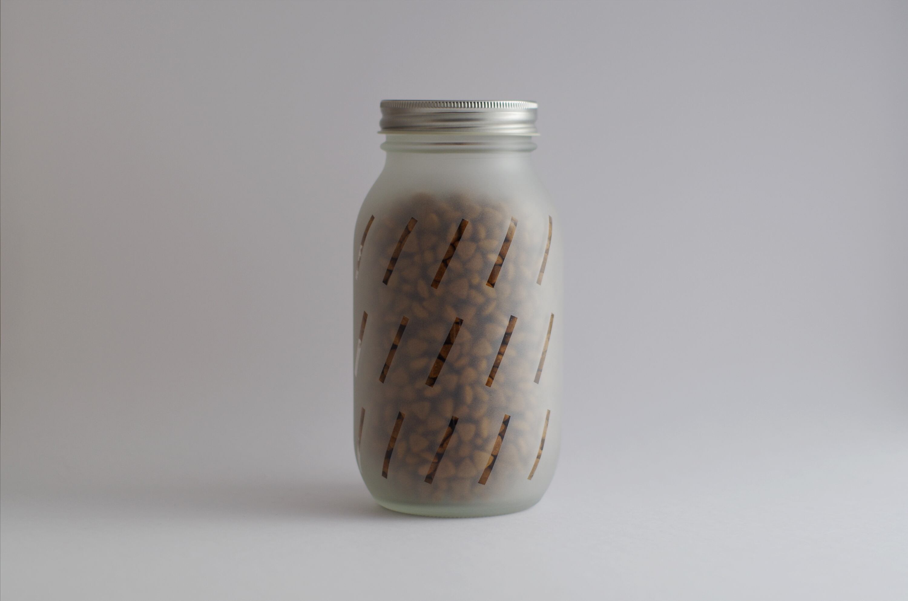 FROST GLASS JAR / 3.TWIG フロスト ガラス瓶