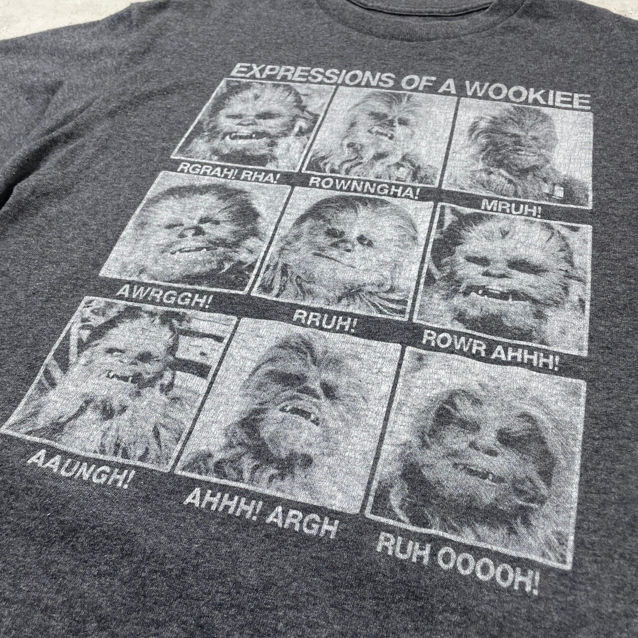 STAR WARS スターウォーズ チューバッカ ムービープリントTシャツ 