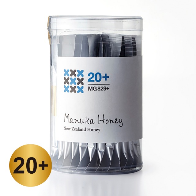 ～最高ランクの個包装～マヌカハニー20+(MG829+)スティックタイプ　5g×30本入り｜HONEYMARKS