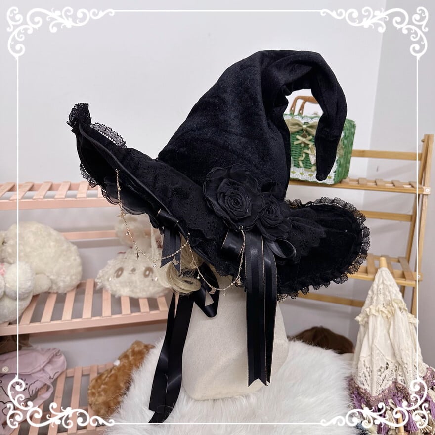 サブカル 服 地雷系 通販 魔女 三角帽 ハロウィン 学園祭 イベント ステージ 舞台衣装 ゴシック ダークファッション