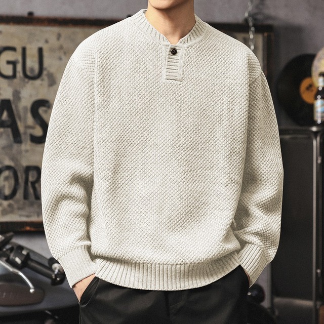 ニットセータートップス　D0037