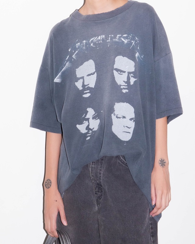 "METALLICA" 4 face historic dates / Black Album tour tee 1991