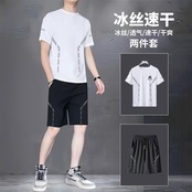 ランニングフィットネス/メッシュ半袖パンツ