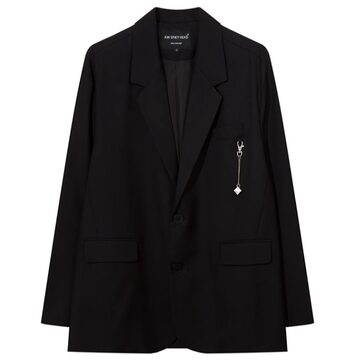 INGEBORG インゲボルグ 金ボタン 刺繍入り ダブル テーラード