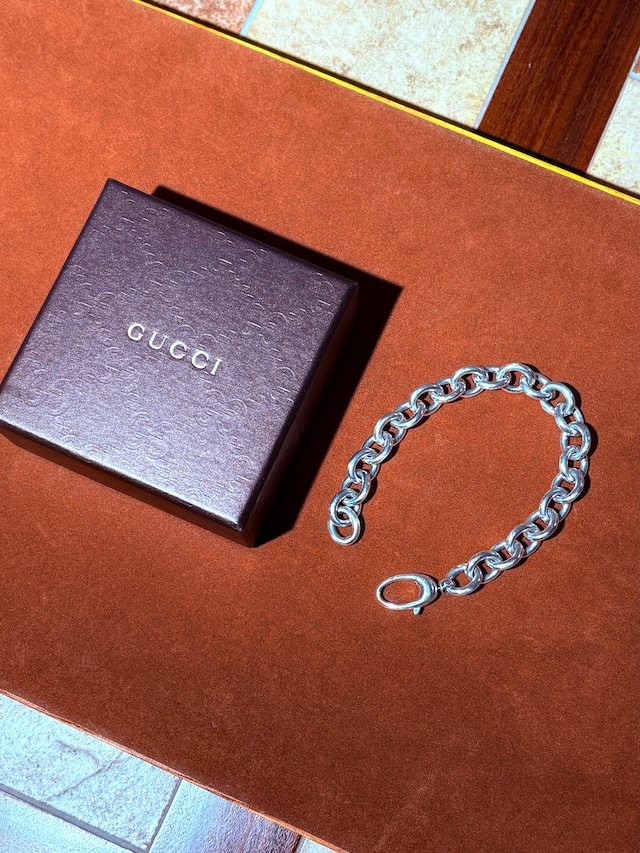 Oval Chain Bracelet -GUCCI-