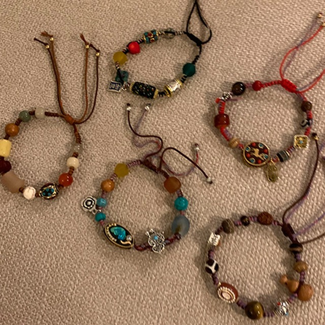 Somedayifレトロビーズ編みブレスレット 5s