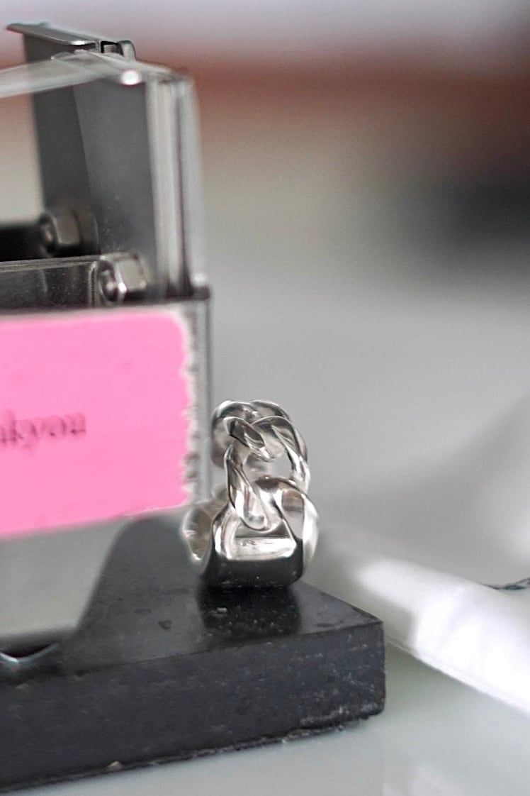 HYKE / ID CHAIN RING (SILVER) | PAY ID