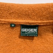90s オーストラリア製 GEIGER ガイガー ウール コート ジャケット サイズ 38 /オレンジ/ビンテージ/レディース