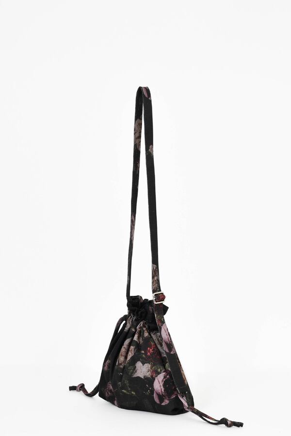 LAD MUSICIAN】PAINT FLOWER MINI DRAWSTRING BAG | MUKU-AN