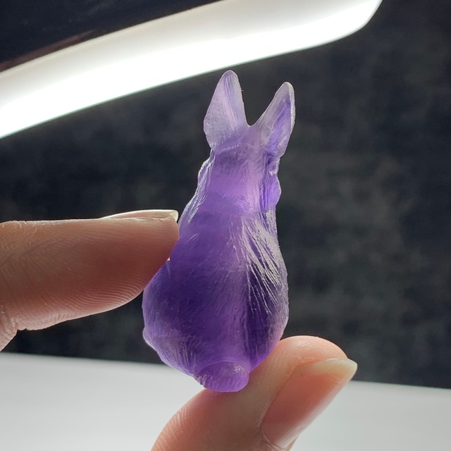 3.フローライトうさぎ・インテリア