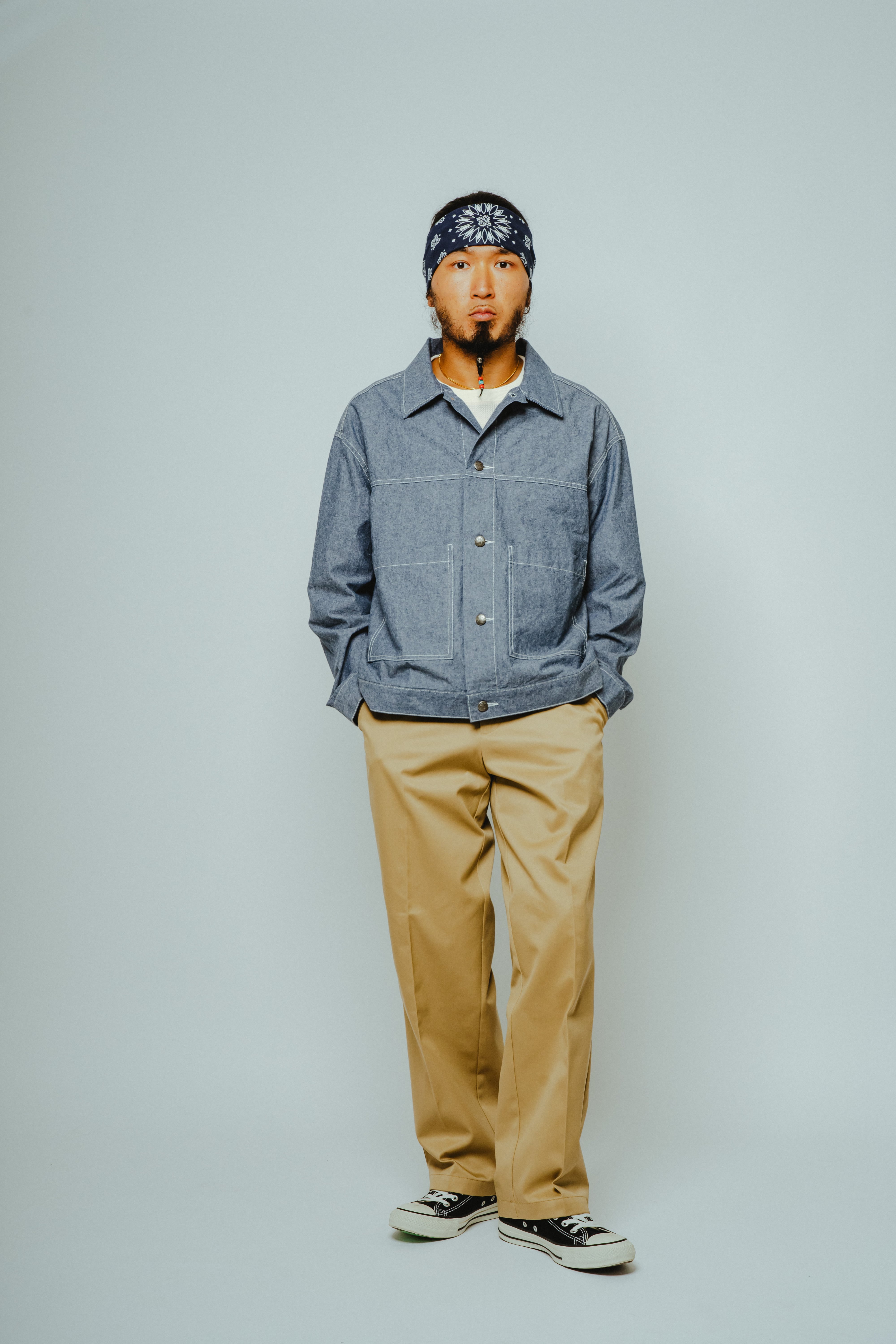 Chambray Short Jacket - 102616400 | 【BIG MIKE / ビッグマイク