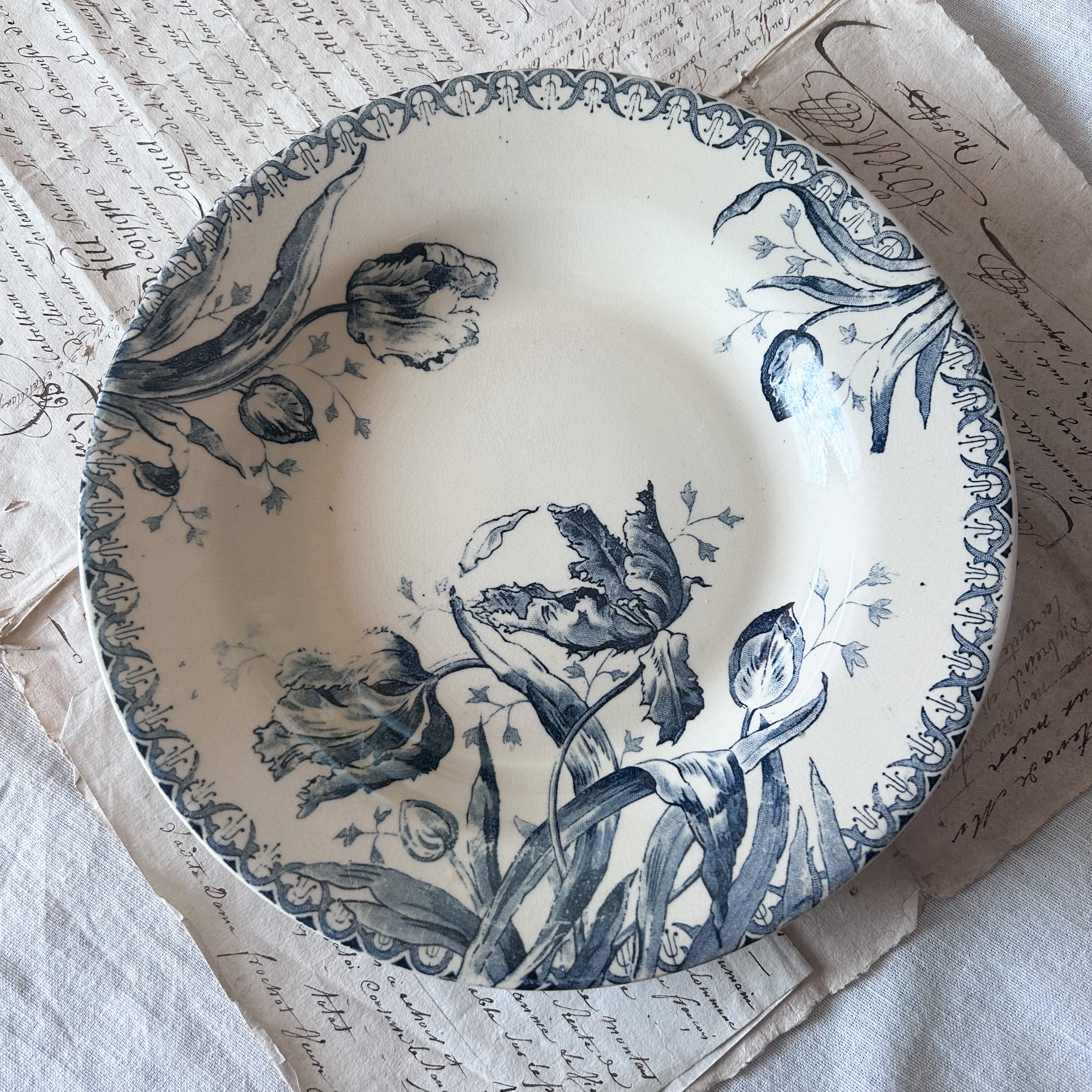 最終お値下げ出品フランスアンティークドレスサー ラスト1客！サミュエルラドフォード窯ヴィクトリアントリオC＆S