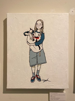 サイトウユウスケ "The Girl Holding the Cat Who Hates Being Held"