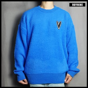 [ROYNINE] Blue Angora  Knit 正規品 韓国ブランド 韓国ファッション 韓国代行 ニット