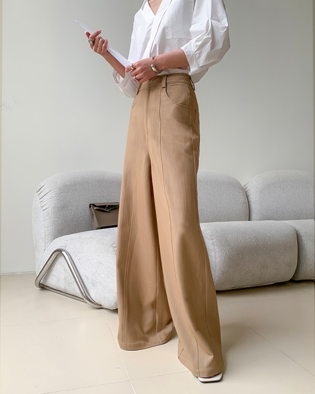 Casual high waist Pants T20063