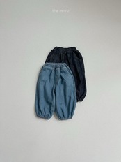 【取寄/韓国直送】minirobe 26/AT ステッチジョガーデニムパンツ｜秋服｜韓国子供服