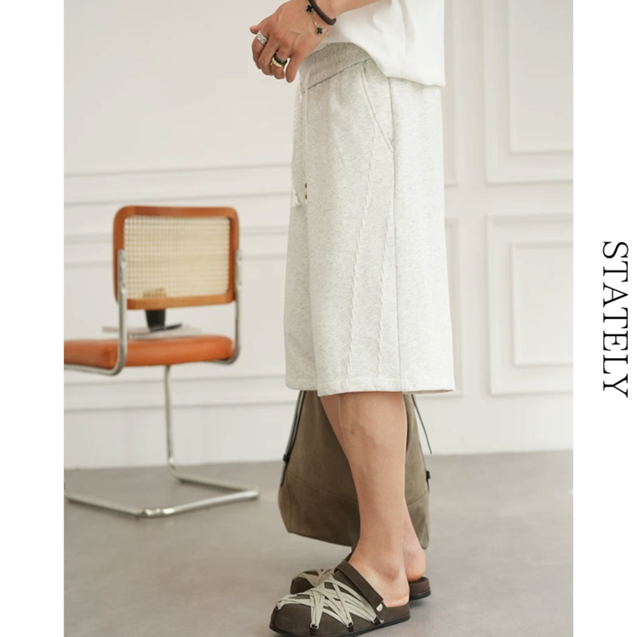 Relax Half Sweatショーツ/3color_B120・画像11