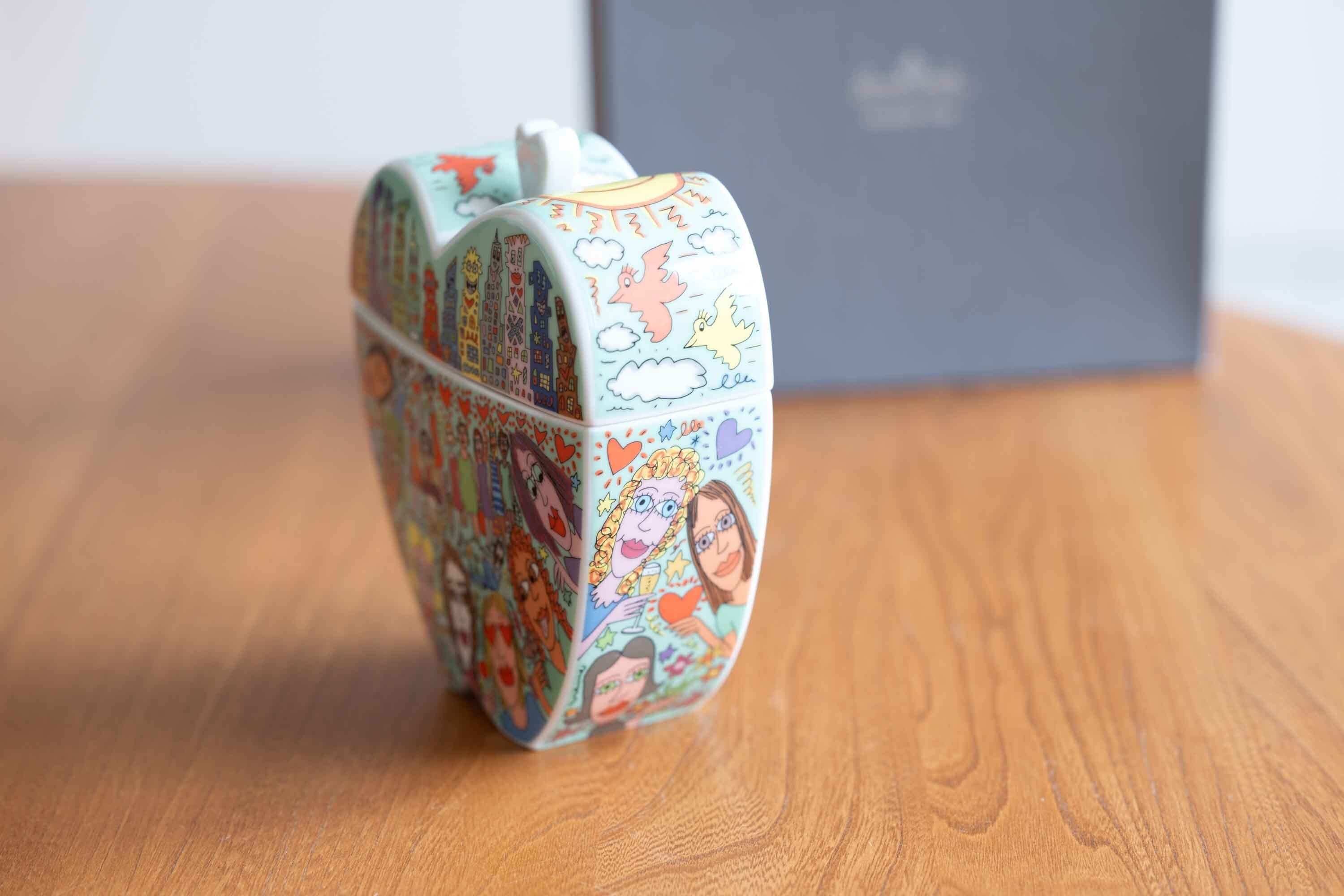 James Rizzi ジェームス・リジィ デザイン- BIG APPLE GIRLS - 2002年