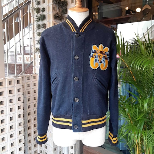 40~50's "Goebel-Brown" "King o-shea" Team jacket / 40~50年代 "ゴーベルブラウン" "キングオーシー" スタジアム ジャンパー