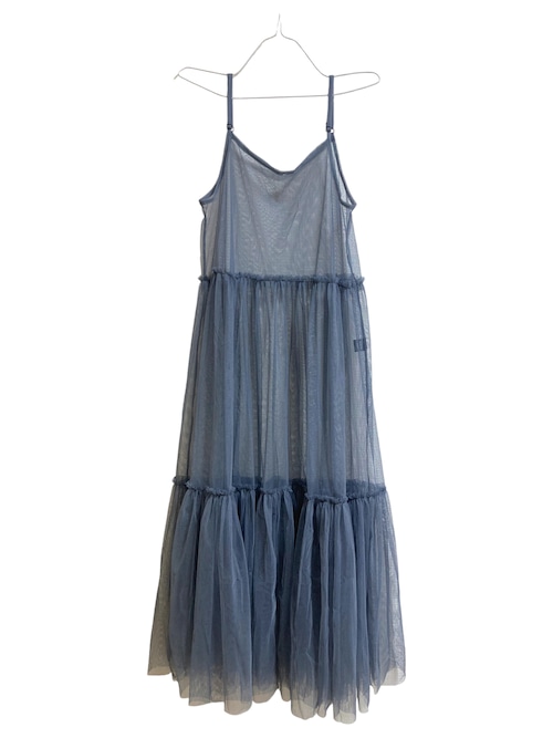 【solmu】tulle onepiece（gray）120cm ver