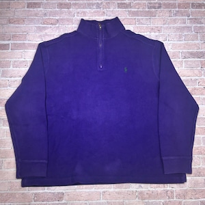 RALPH LAUREN H/Z SWEAT SHIRT PURPLE XL