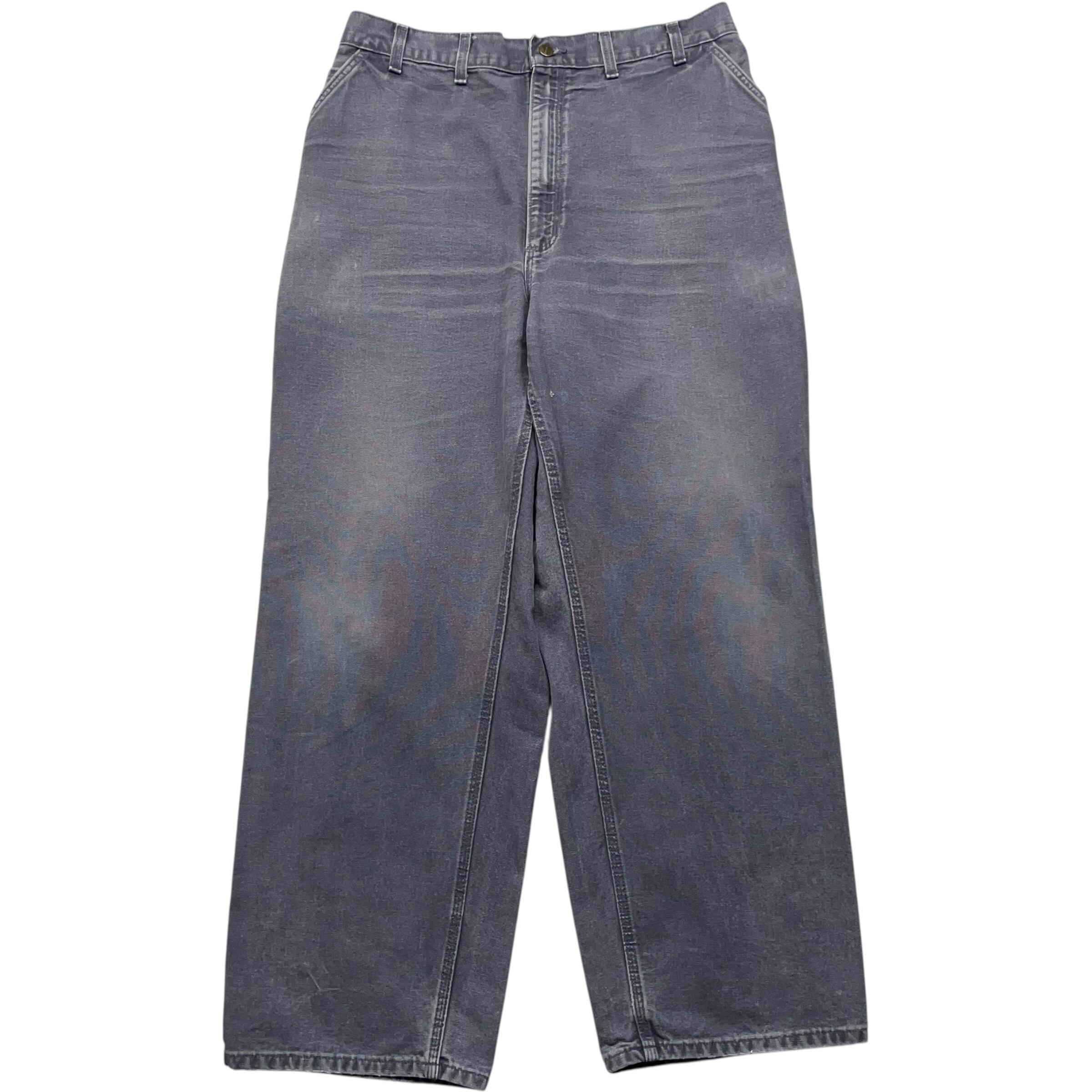 《実寸W35L31》Carhartt カーハート ペインターパンツ ワークパンツ ネイビー no.9024