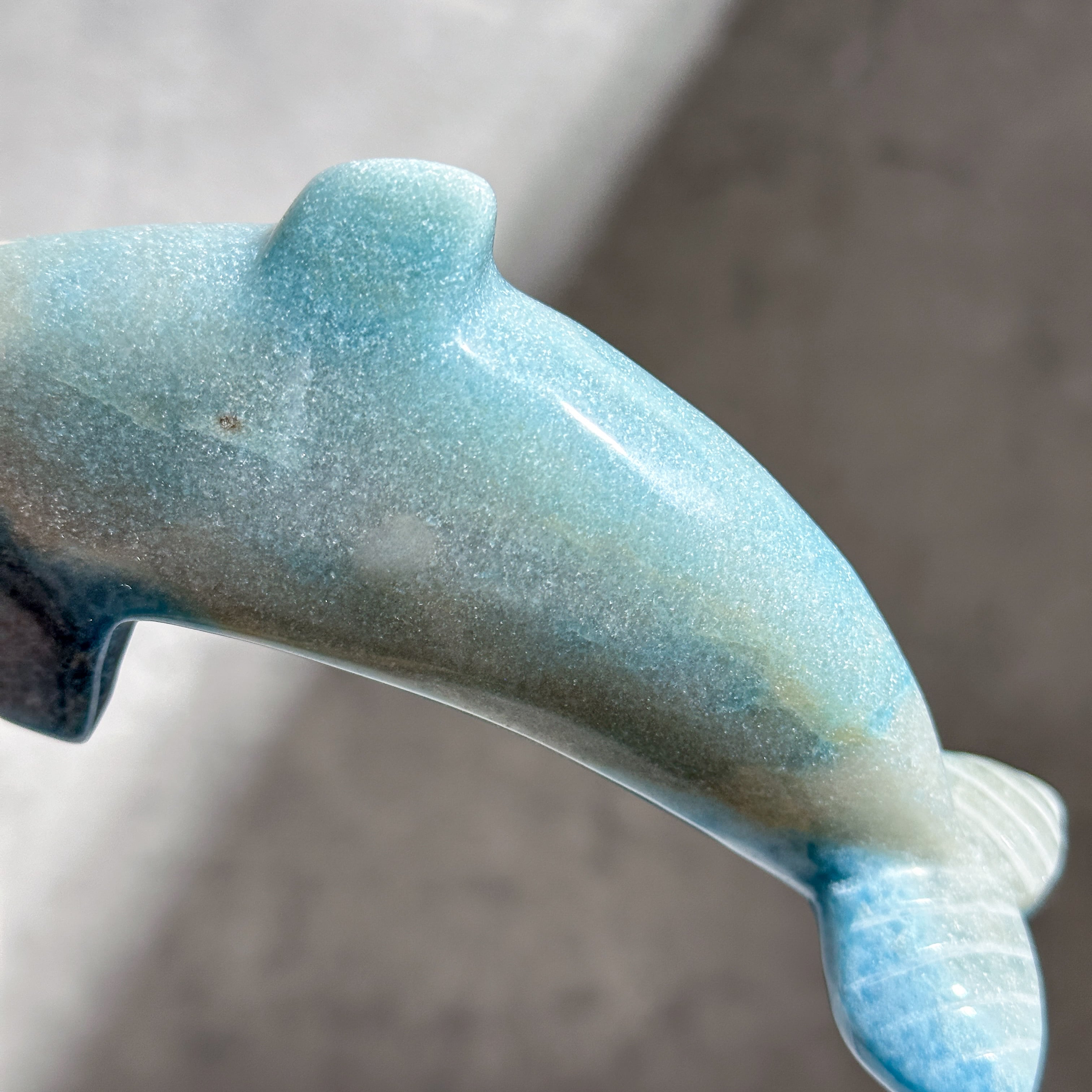 トロレアイトインクォーツ（トロール石）イルカ52◇Trolleite In