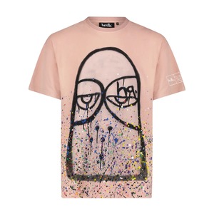 【Haculla】HAC-MAN TEE(DUSTY PINK)
