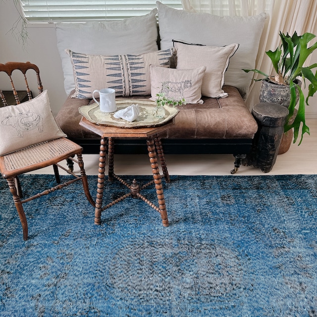 トルコ ヴィンテージラグ TR017 | イスパルタ(オーバーダイ) | 163cm × 268cm