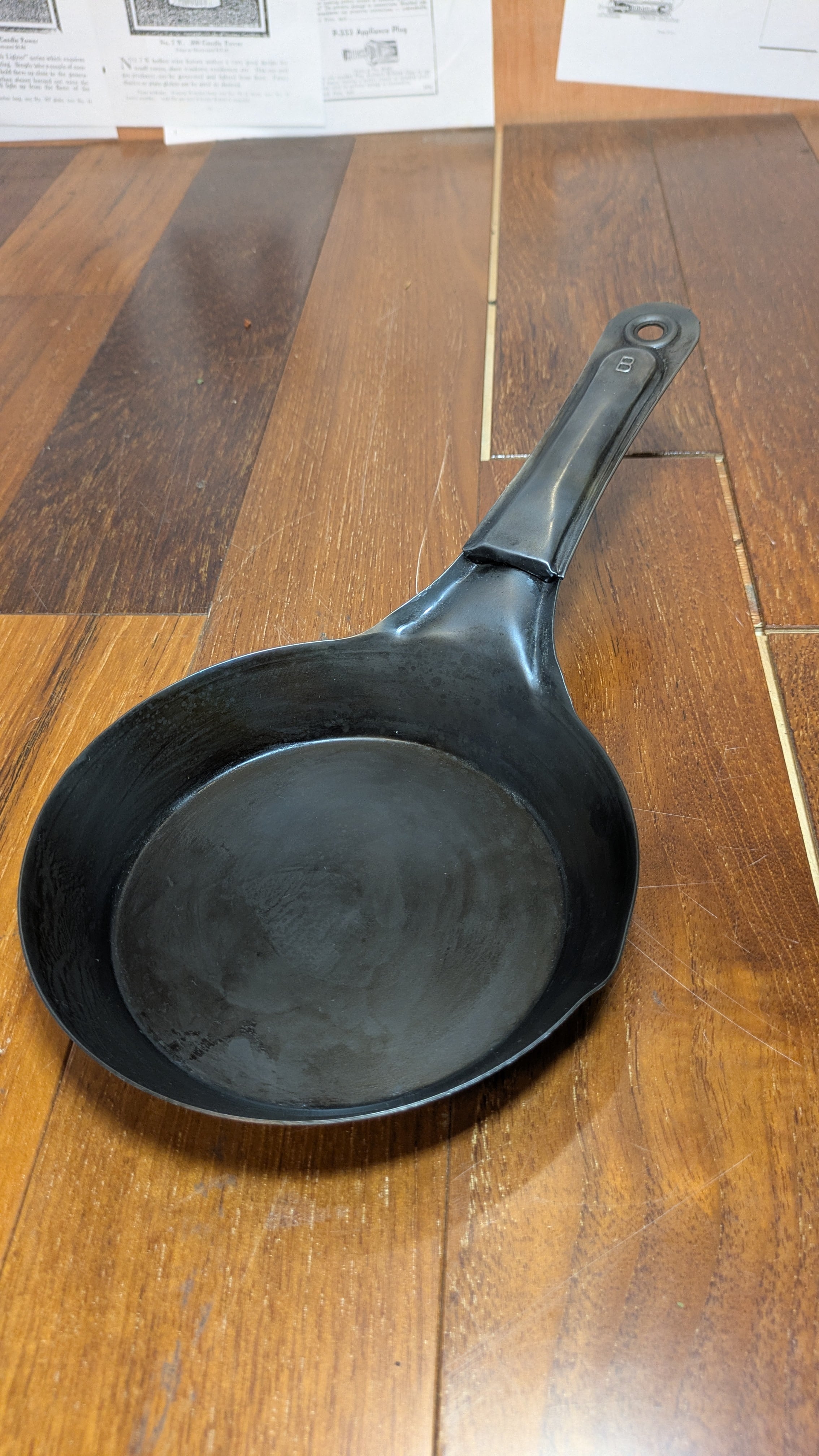 Vintage Cowboy Fryingpan IronPan Smallsize Antique ビンテージ 鉄