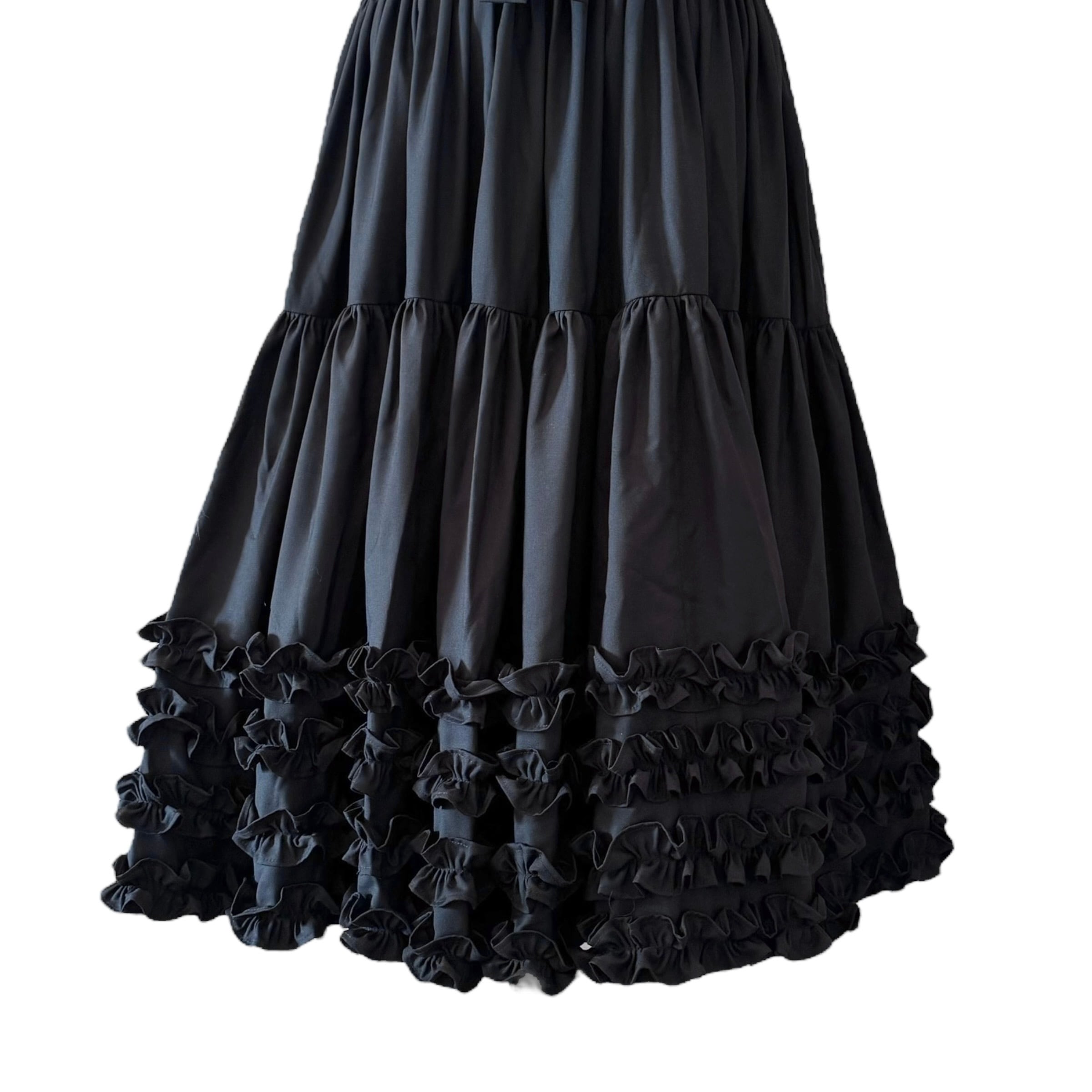 HEIHEI 吊りリボンスカート 黒 吊りリボンスカート BLACK 002 | HEIHEI