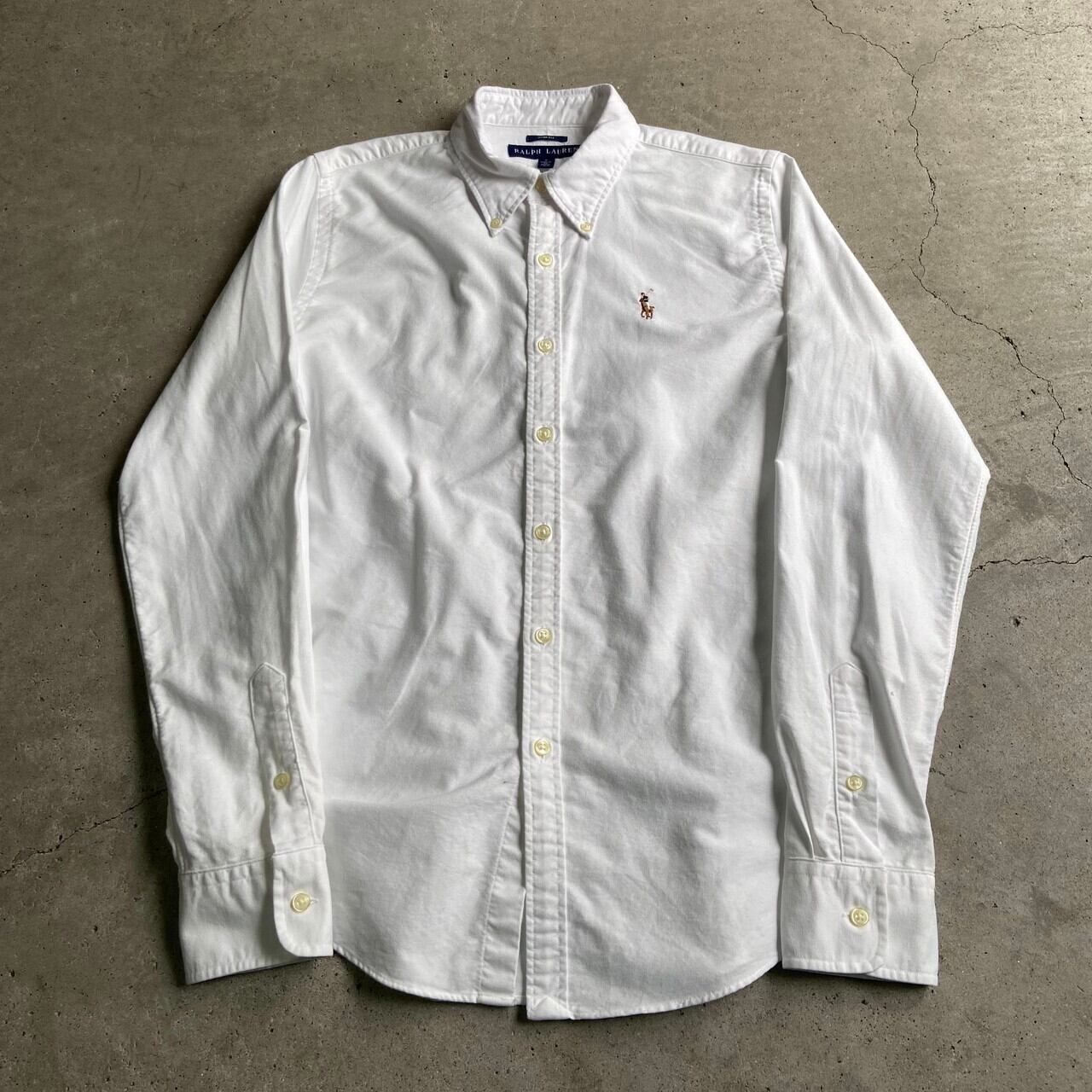 【新品】ラルフローレン 定番BDシャツ ホワイト 160 レディースM相当 POLO RALPH LAUREN（ポロ・ラルフローレン） ポロ ラルフローレン