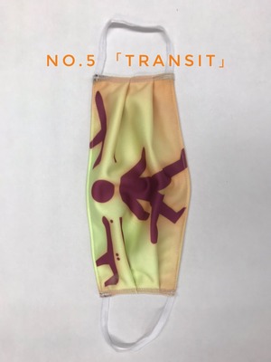 SK8easy ウォッシャブル抗菌防臭ファッションフォトマスクNO.5 「TRANSIT」