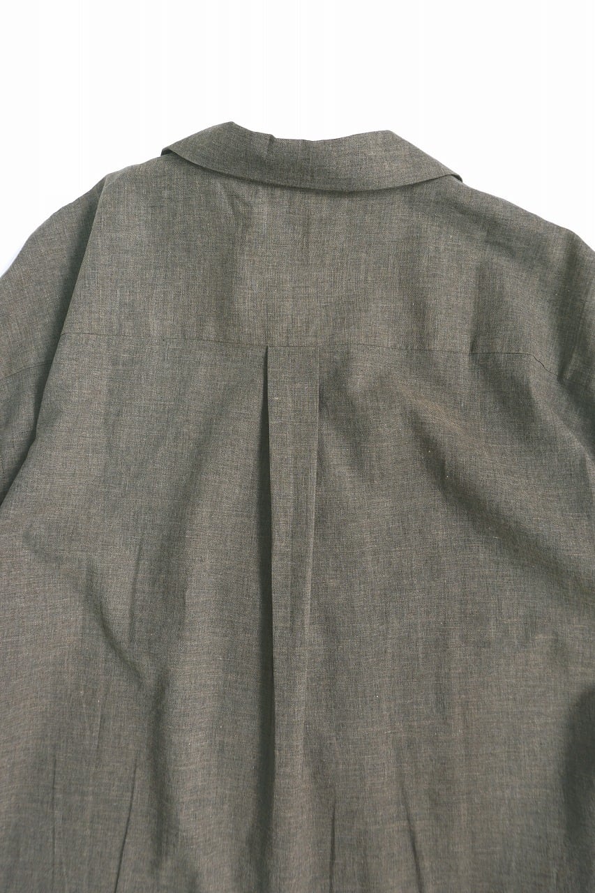 OG Co. Li. Chambray Open Collar Shirt