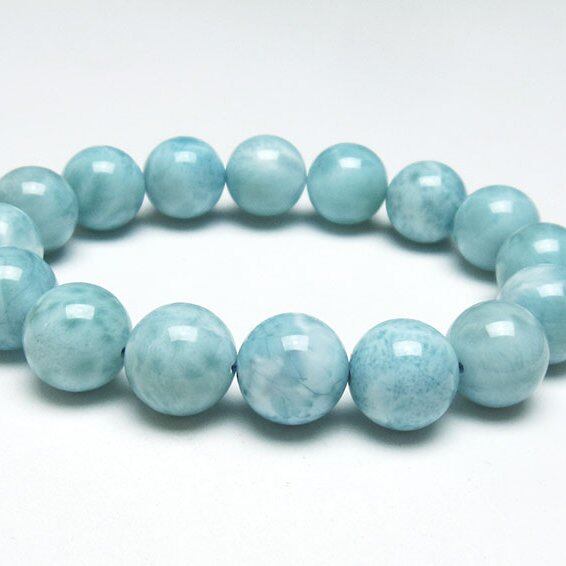 ラリマー ブレスレット 13mm 一点物 111-38283