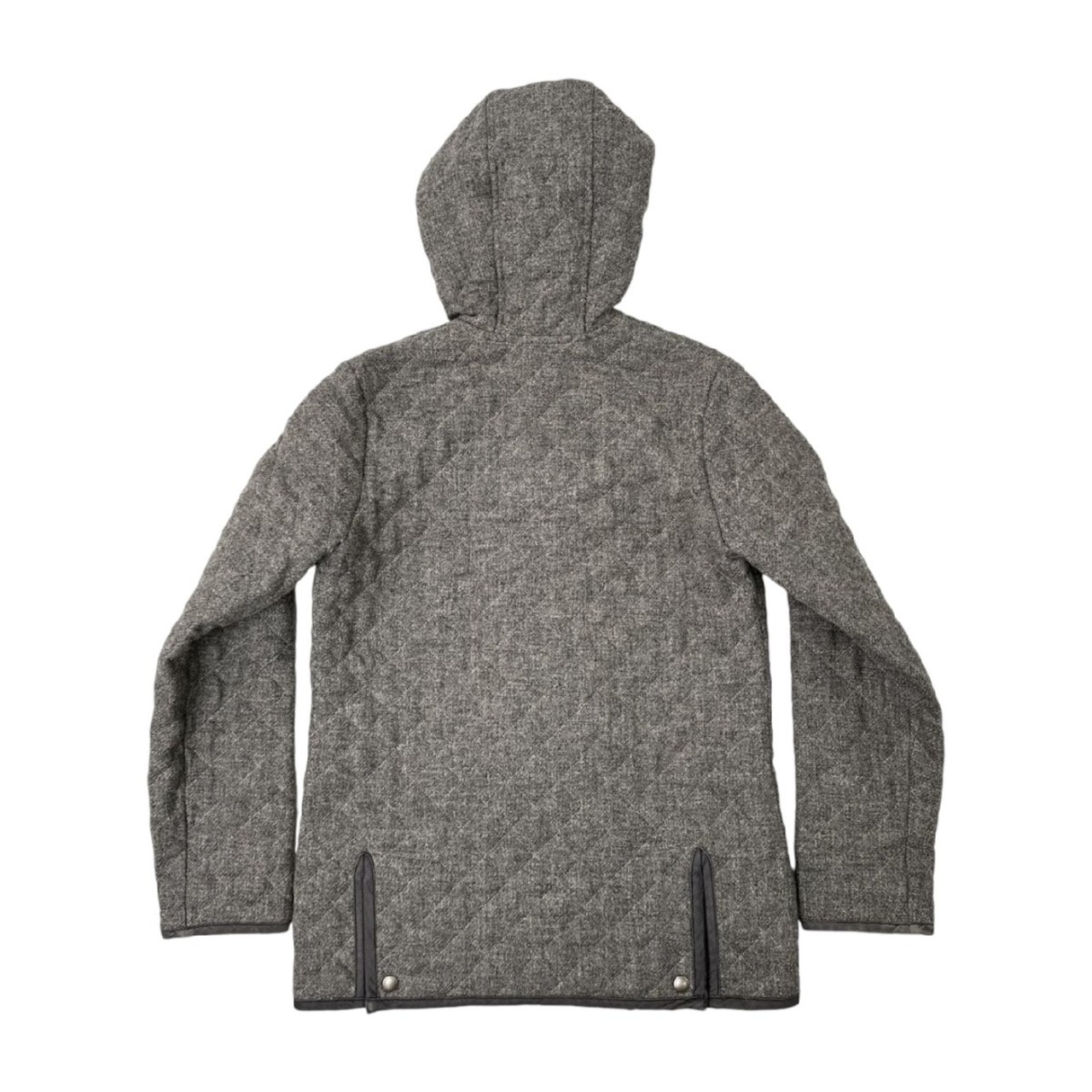 Traditional Weatherwear トラディショナル ウェザーウェア マッキントッシュ ツイード キルティング ダブル ジャケット 36 /グレー