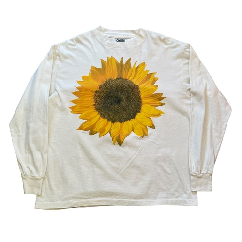 90s STUDIO Q "SUN FLOWER" L/S T-shirt