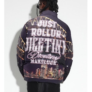 【DRIP3676】DCTY Sydney Night View Full Print Down Jacket