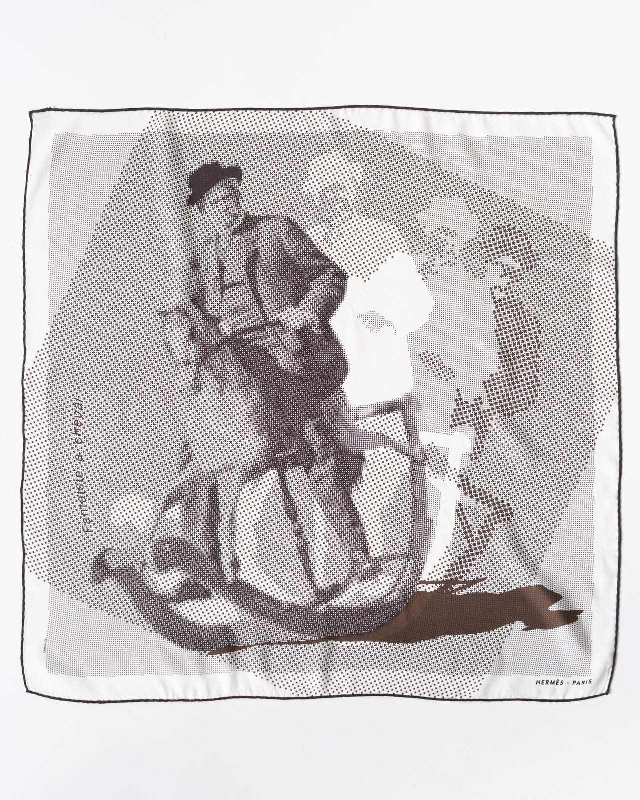 〈Hermès〉Carres 70 Scarf FANTAISIE A CHEVAL