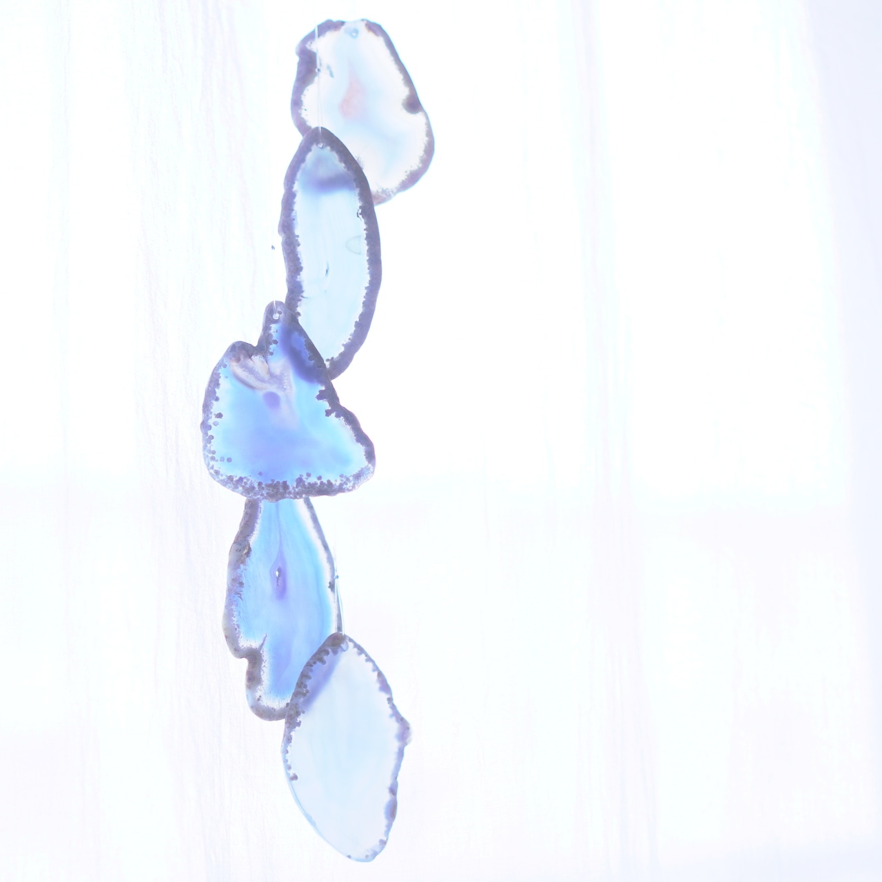 Daybreak Blue 10 - アゲートヒーリングチャイム / Agate Sun Catcher Wind Chime 754